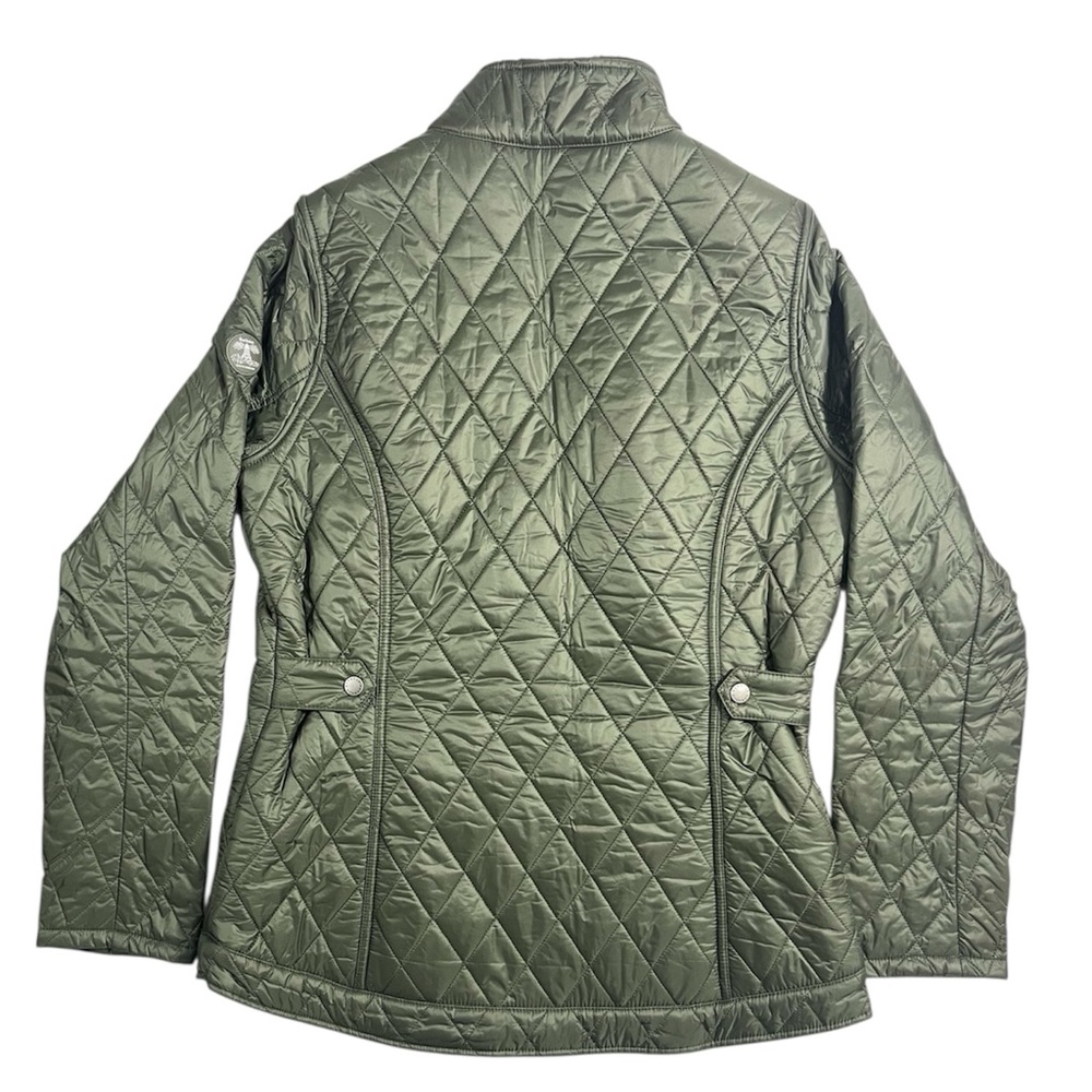 Barbour Filey Quilt Jacket/Coat Medium Sage Green - Picture 4 of 13
